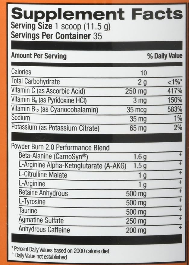 Rival Nutrition Powder Burn- Watermelon Candy, 10.1 oz.