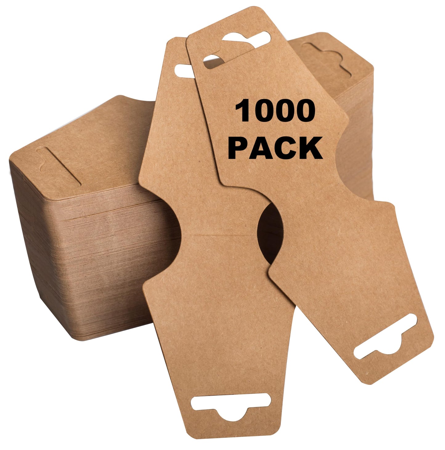 1000 Pack Jewelry Display Cards - Necklace, Bracelet & Choker Cards - Easy & Simple Display Solution, Bulk Pack