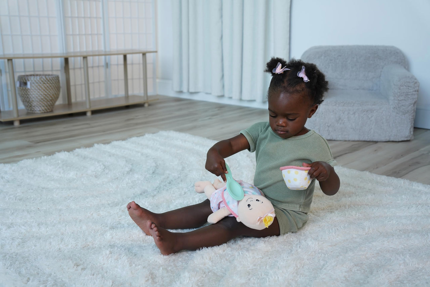 Love, Stella Baby Doll Pretend Feeding Set by Manhattan Toy