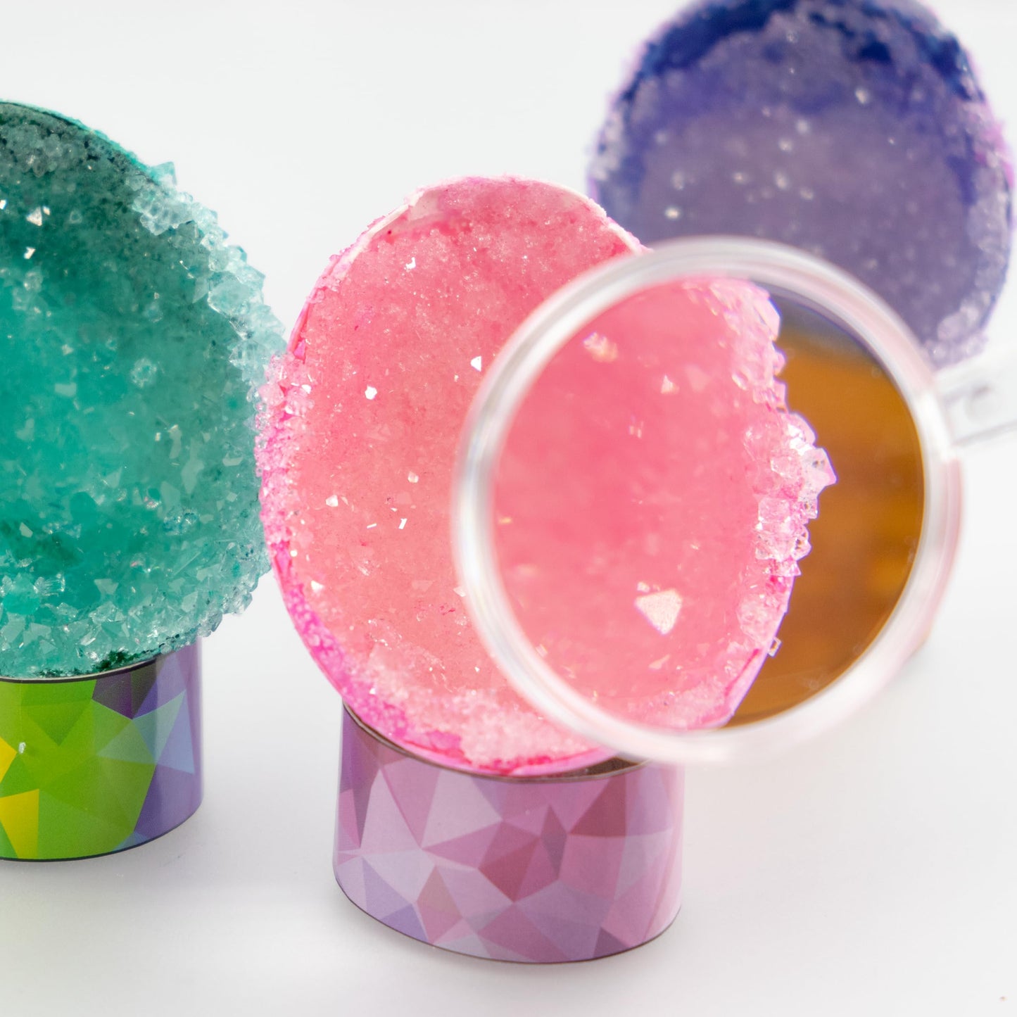 PAAS Easter Egg Decorating Bundle, Includes 1 Active Volcano Eggsperiment Kit, 1 Crystal Growing Eggsperiment Kit, Easter STEM kit, Food Safe Dye (2 Piece Bundle)