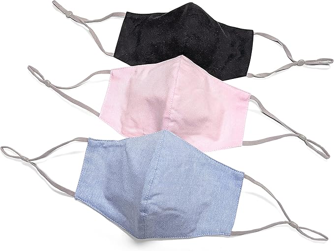 HOPE LOVE SHINE Fabric Reusable Face Masks Adjustable Cotton Handmade