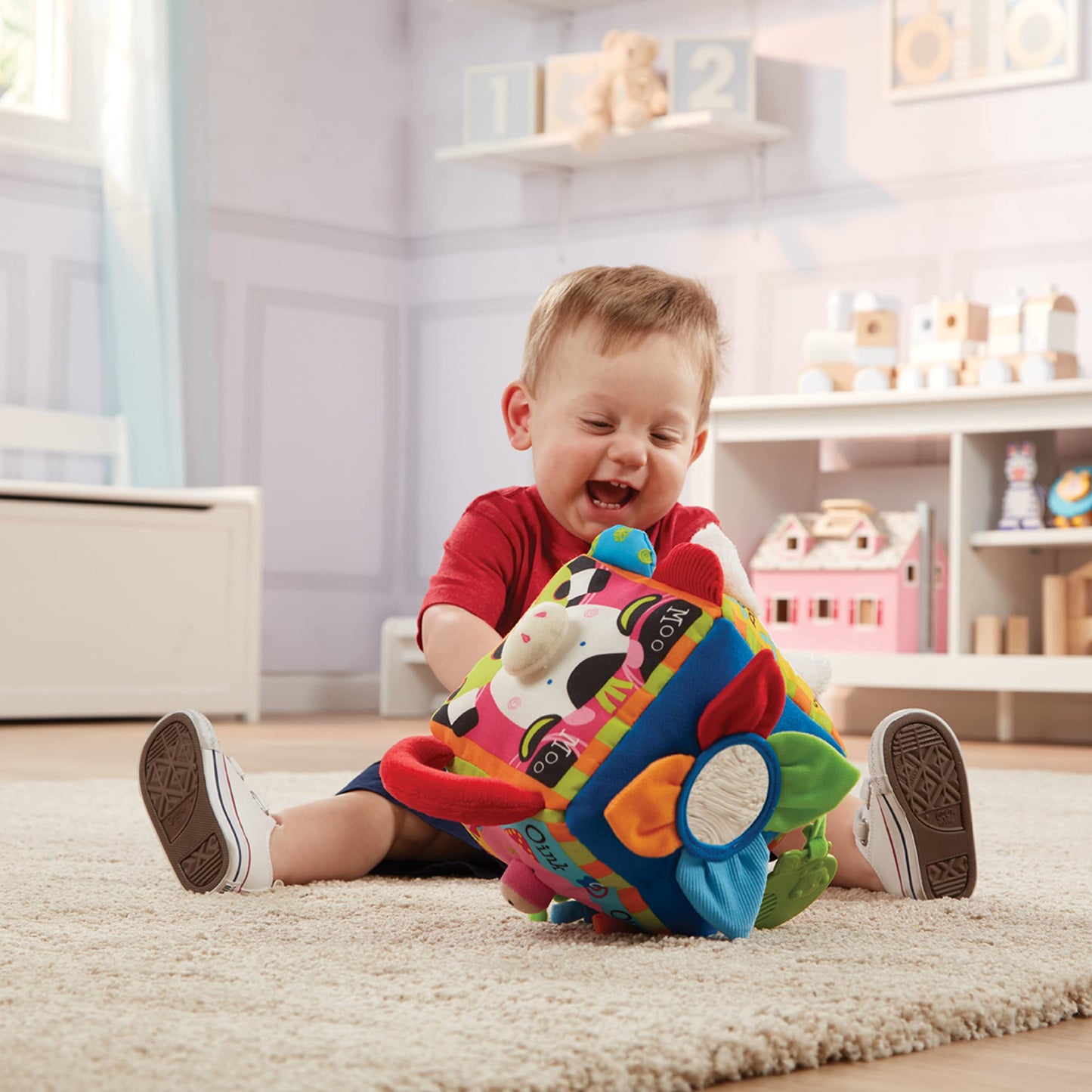 Melissa & Doug K's Kids Musical Farmyard Cube Educational Baby Toy K's Kids Musical Farmyard Cube Educational Baby Toy