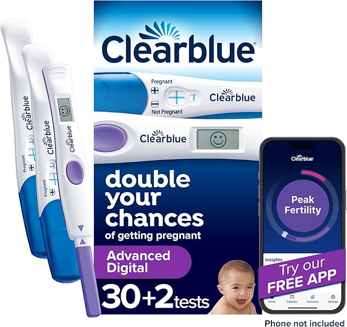 Clearblue Advanced Digital Ovulation Test Kit, 32 Ct