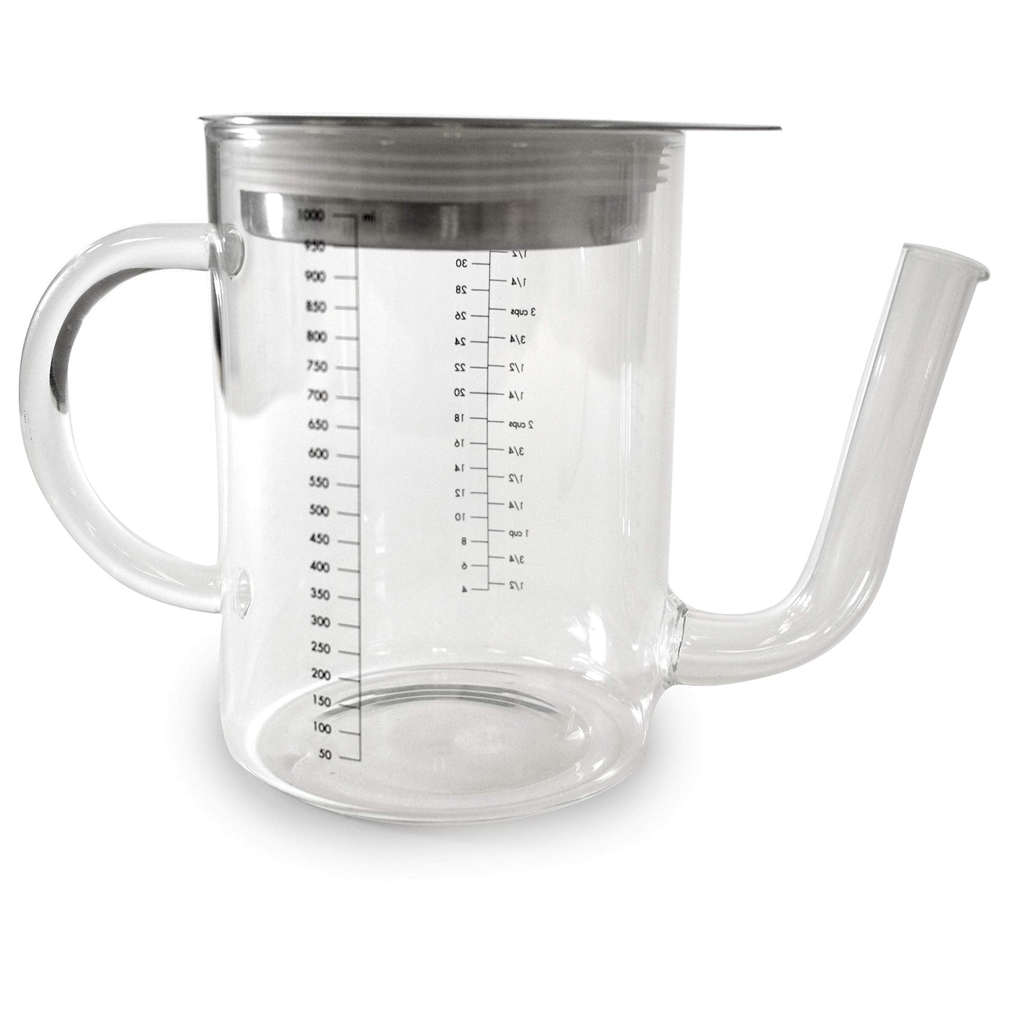 Norpro Glass Gravy Separator with Strainer