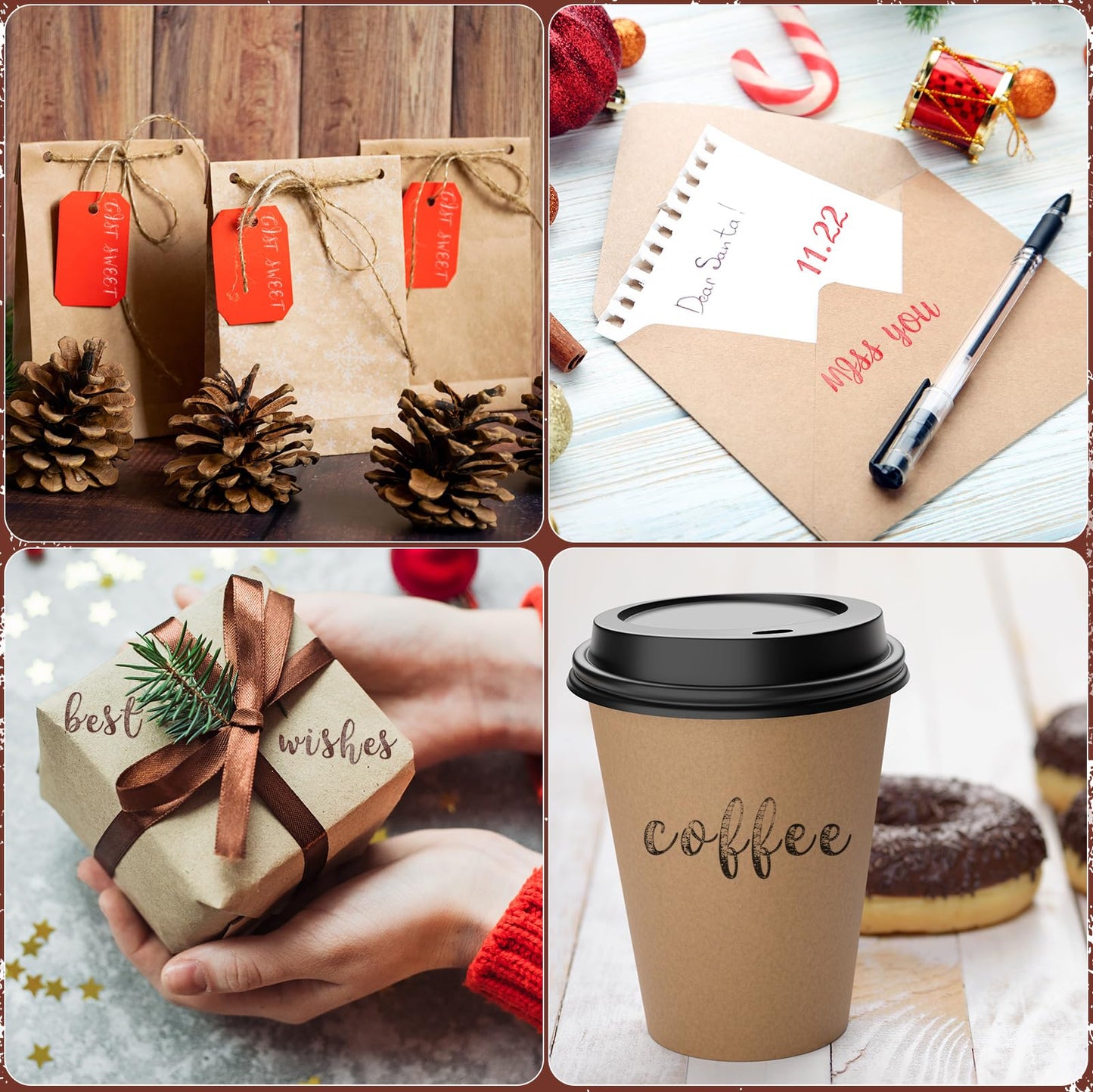 Fuyoooo 70 Pcs Alphabet Wooden Rubber Stamps with Box Letter Number Symbol DIY Craft Alphabet Stamps Set for Card Making DIY Craft Scrapbooking Supplie