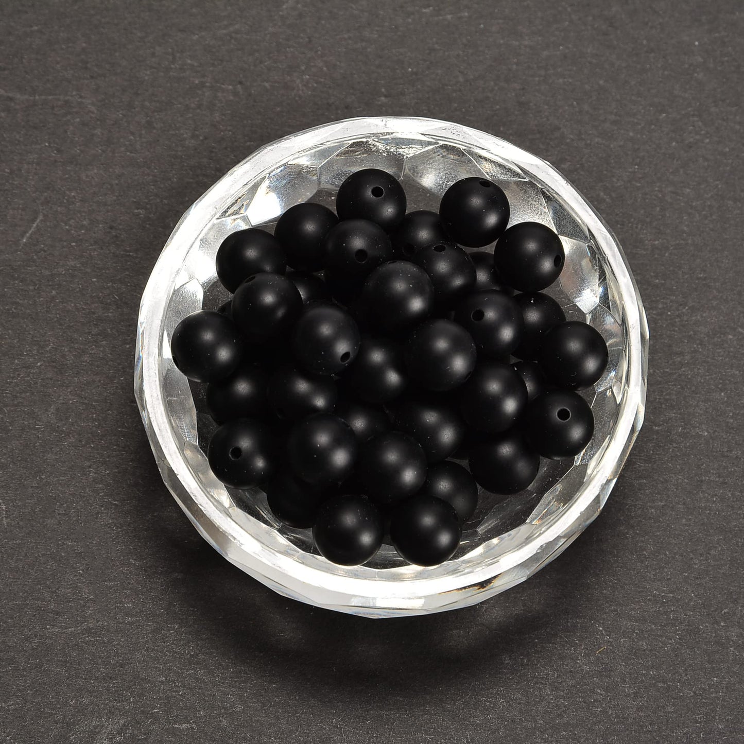 jodaying 10mm Black Onyx Matte Round Natural Gematone Loose Beads for Jewelry Making DIY 1 Strand 15"