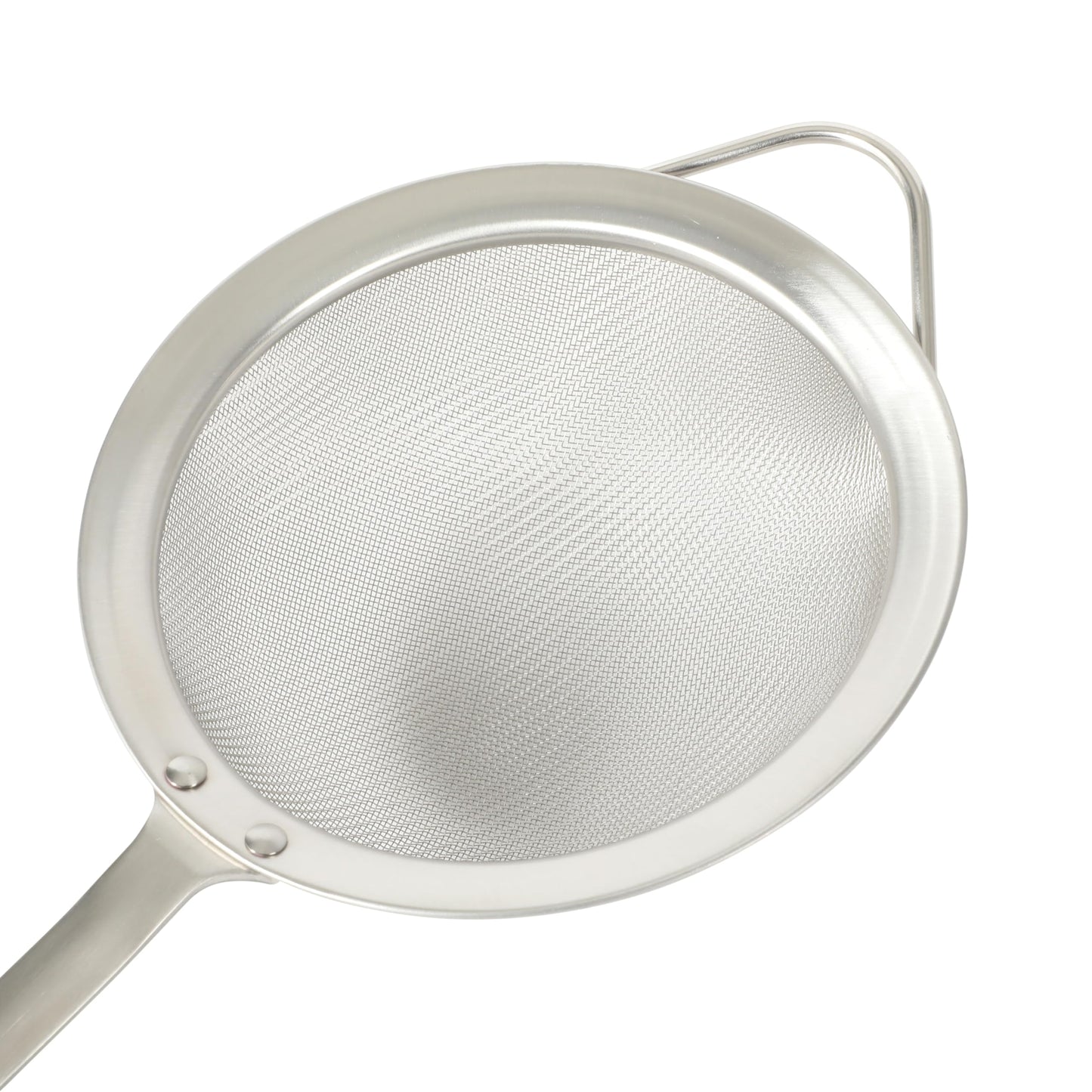 Sur La Table Kitchen Essential Walnut & Co. Stainless Steel W/Walnut Handle 5.5 Inch Mesh Strainer and Sifter