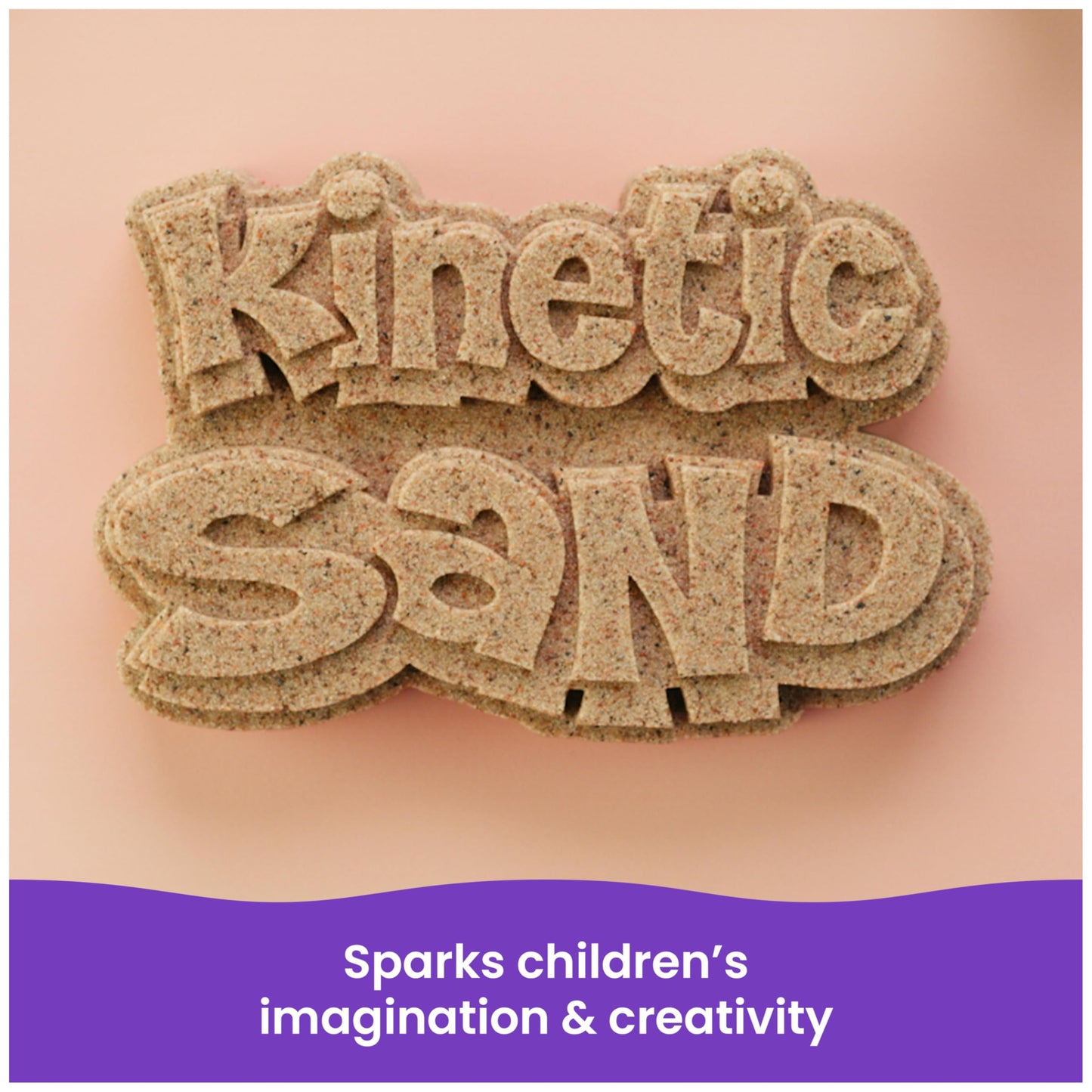 Kinetic Sand, 3.25lbs Beach Play Sand, Amazon Exclusive, Moldable Sensory Toys for Kids, Resealable Bag (Packaging May Vary), for Ages 3 and up