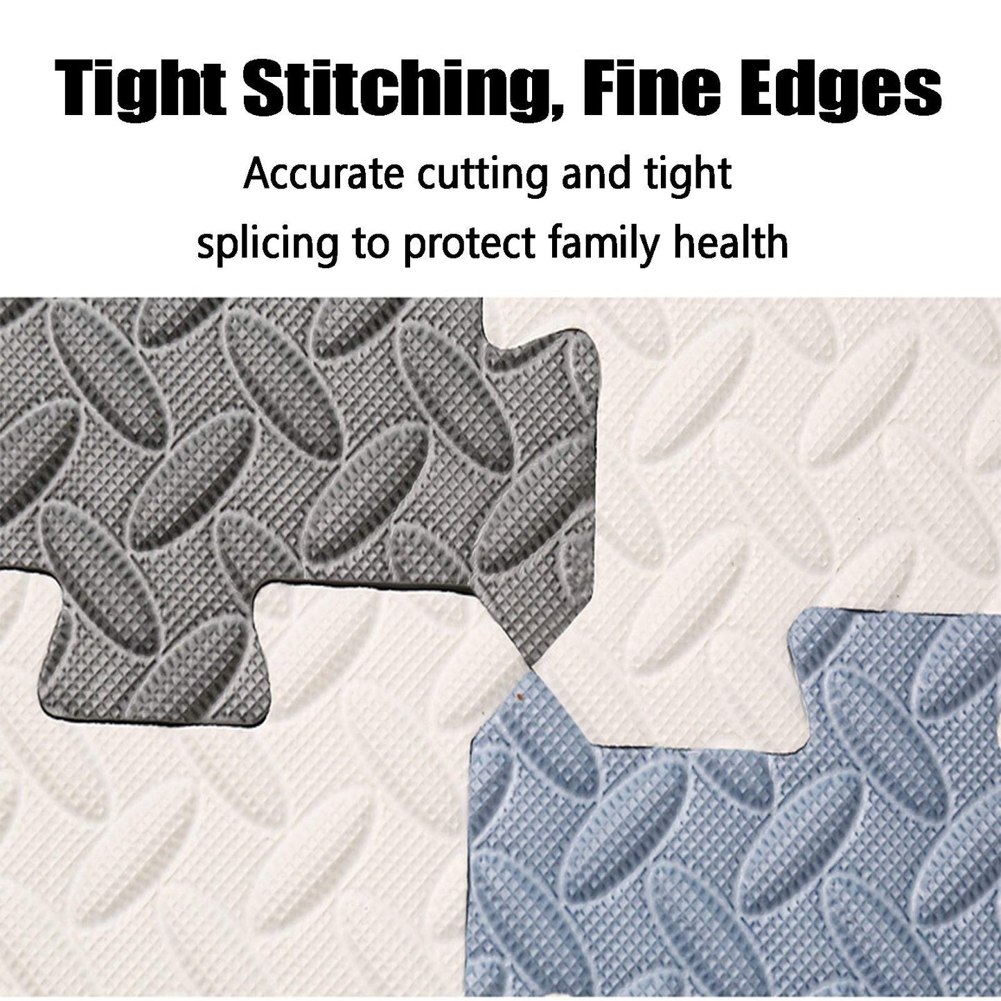 ALGFree Foam Puzzle Mat Soft Kids Baby Foam Activity Play Mat Interlocking Floor Tiles EVA Infant Crawling Mats, Customizable (Color : A, Size : 60x60x1.2cm-8pcs)