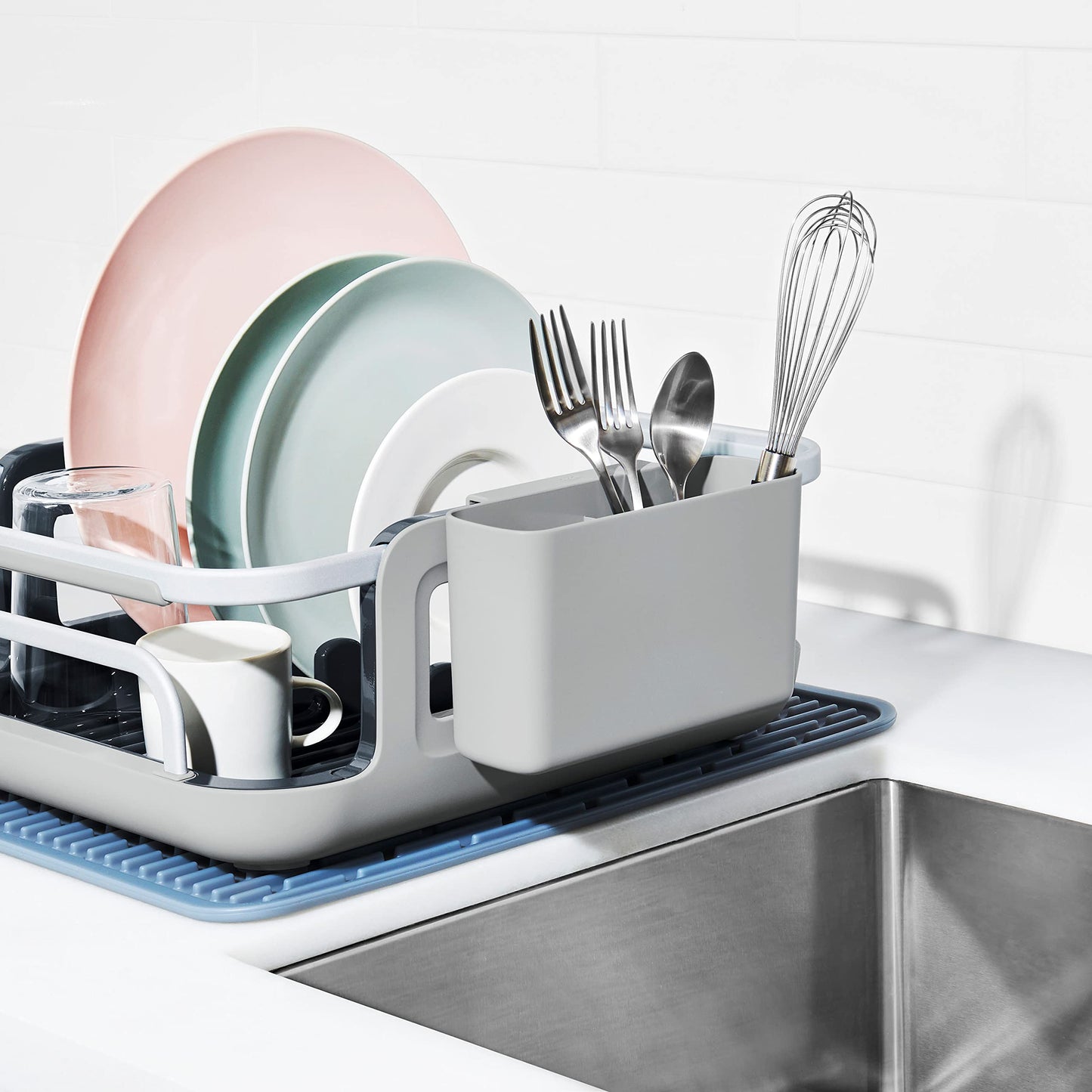 OXO Good Grips Extendable Over-The-Sink Aluminum Drying Dish Rack