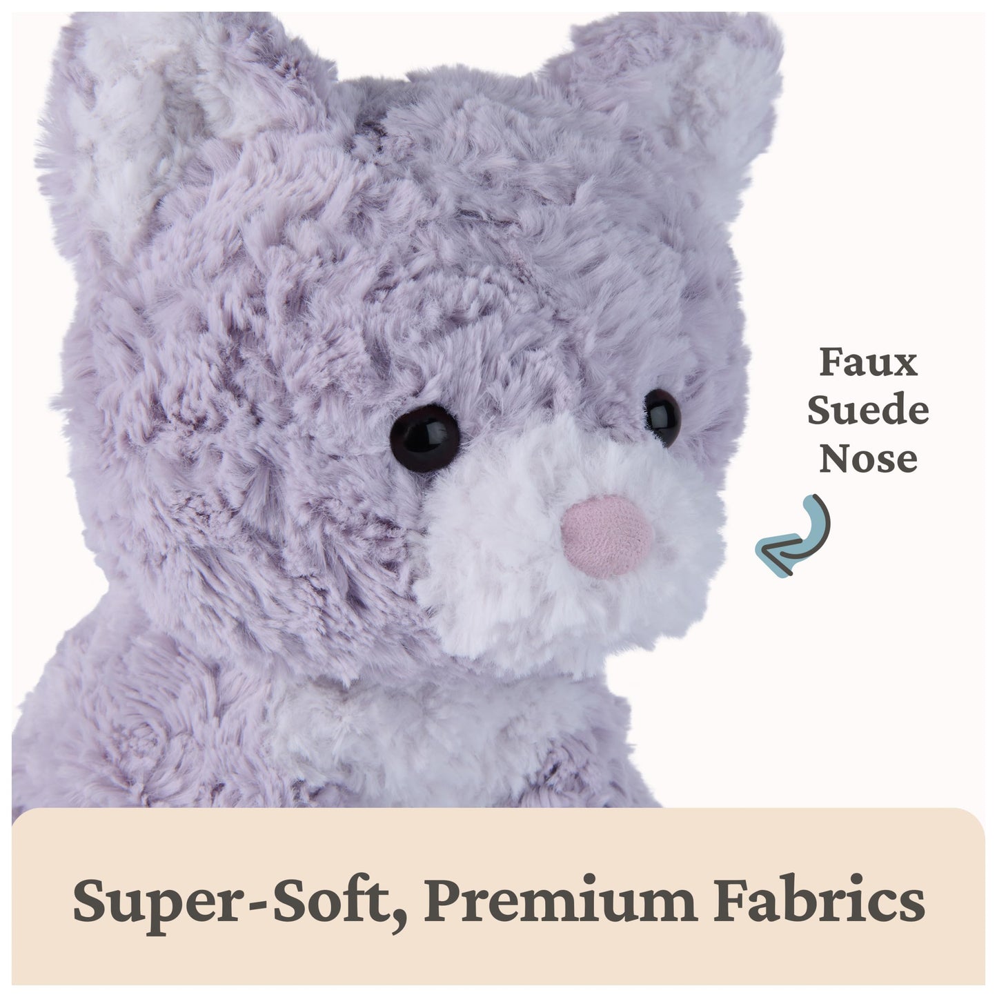 GUND Cozys Collection Kitten Plush, Cat Stuffed Animal for Ages 0 and Up, Purple, 10"