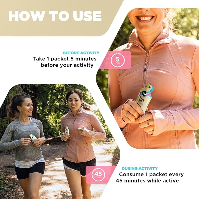 GU Energy Original Sports Nutrition Energy Gel, Vegan, Gluten-Free, Kosher, and Dairy-Free On-the-Go Energy for Any Workout, 24-Count, Birthday Cake