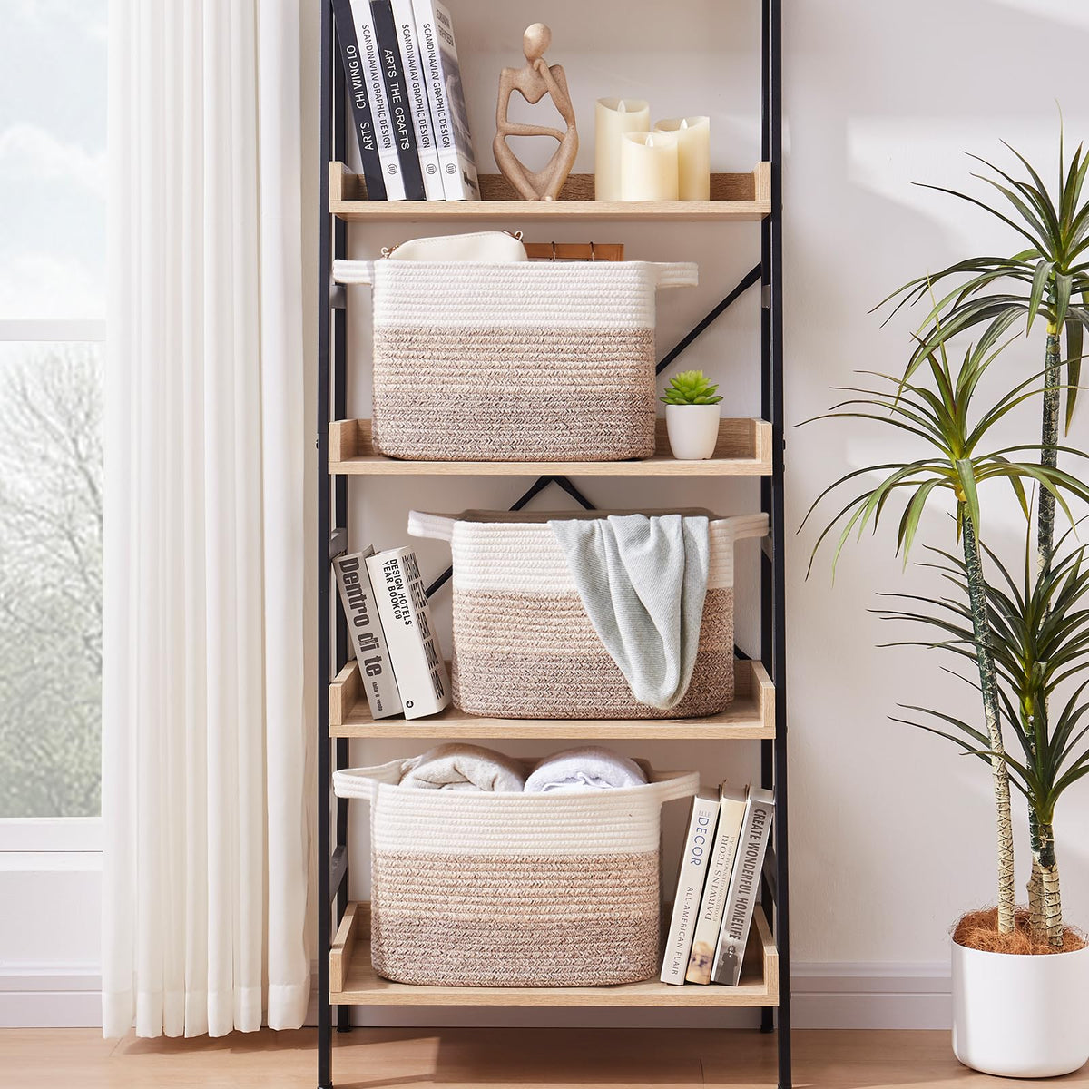 Storage Baskets for Organizing (3 Count)