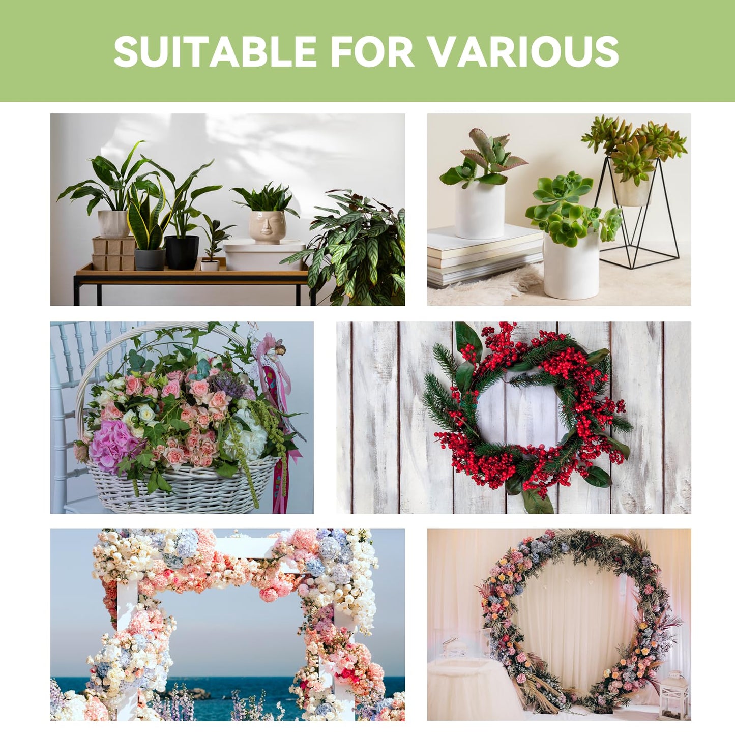 Floral Chicken Wire Flower Arrangement: 39 X 39 Inch Galvanized Chicken Wire Roll Bendable Vase Frog Mesh for Crafts DIY Grid Garden Florist Wedding Arch Holiday Christmas Thanksgiving Decorations