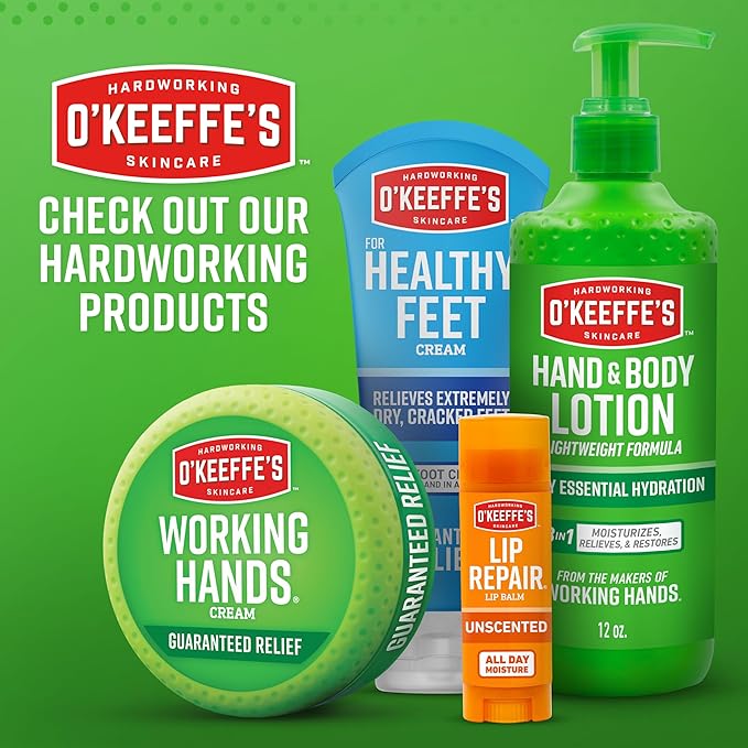 O'Keeffe's Lip Repair Unscented Lip Balm for Dry, Cracked Lips - Stick (1 Pack) - Moisturizer for Very Dry Lips