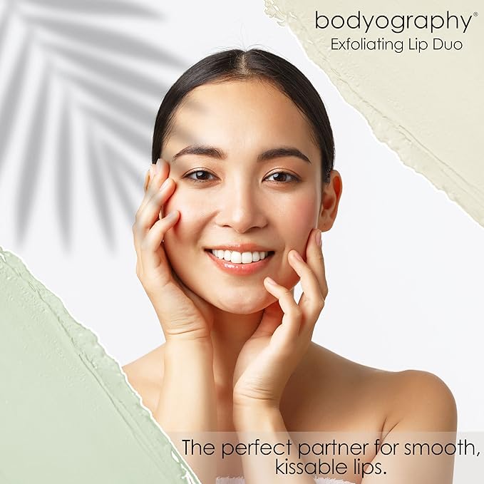 Exfolianting Lip Duo by Bodyography for Women - 2 Pc 0.07oz Solid Lip Oil, 0.26oz Lip Scrub