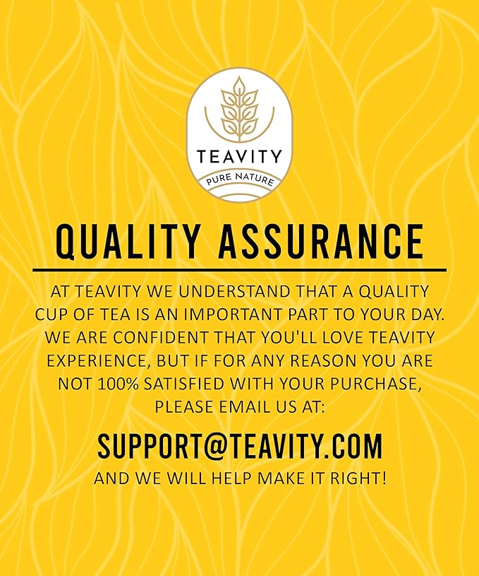 Organic Chai Black Tea Pods for Keurig Naturally Caffeinated by Teavity (24 Tea Pods)