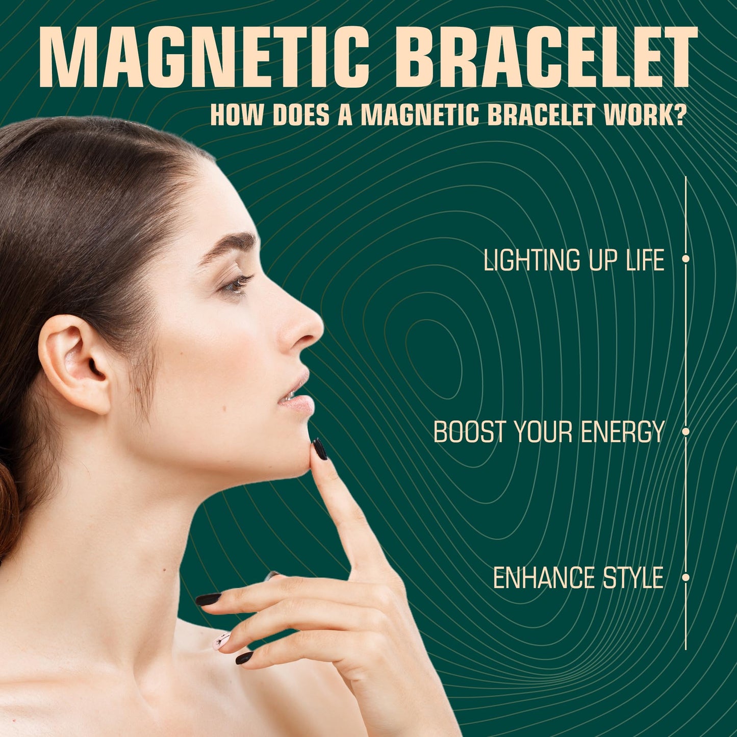 FASCIO Copper Bracelet and Ring, Copper Bracelet with 6pcs 3500 Gauss Magnet for Lymphatic Drainage,Magnetic Field Therapy(Cuff * 1 · Ring * 1)