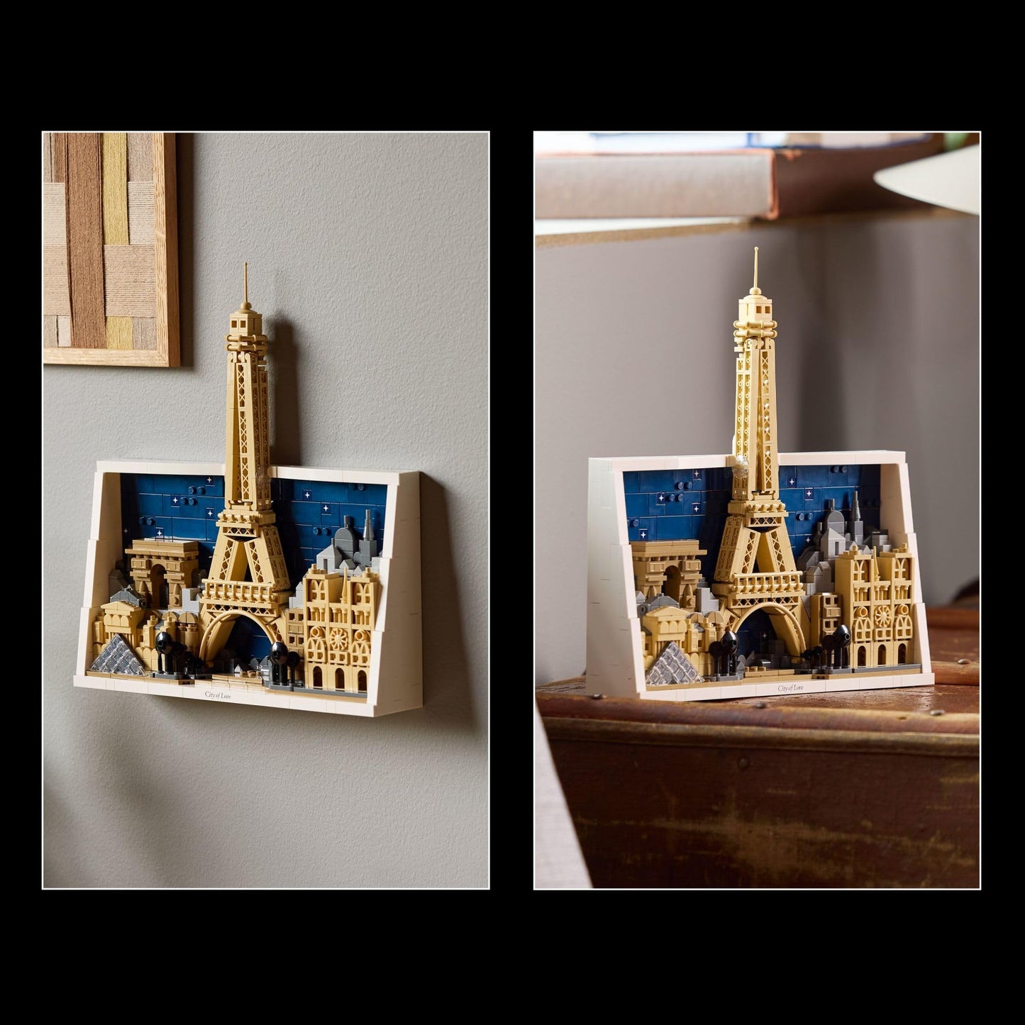 LEGO Architecture Paris – City of Love Building Set for Adults - Gift for Birthdays - Office or Bedroom Decor for Women & Men, Ages 18+ - W/Frame for Display - 21064