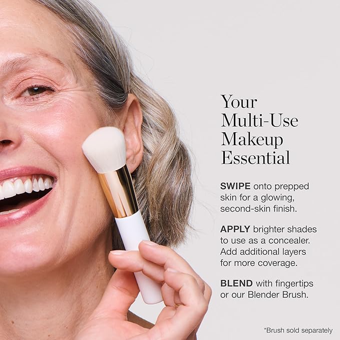 Ogee Sculpted Complexion Foundation Stick (Willow 3.00C - Medium Light, Peach-Beige Undertones) Full Coverage Foundation Makeup - Instantly Balance & Even Complexion - 70% Organic Ingredients