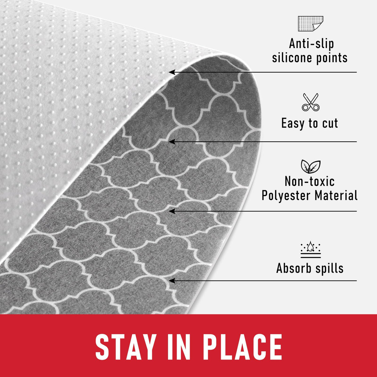 Refrigerator Liners 17.7" x 360" (43 Sq Ft)