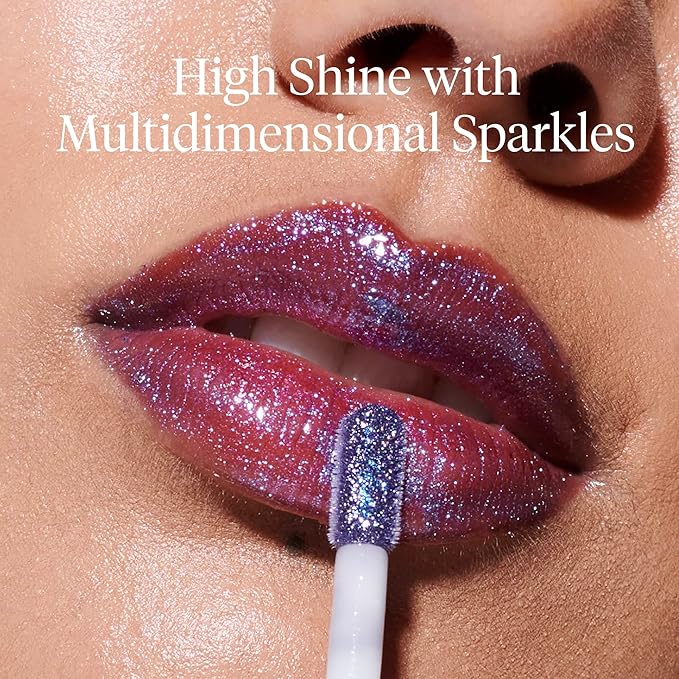 Wonderskin Top Gloss Blue Glitter and Wonder Blading Lip Scrub Set