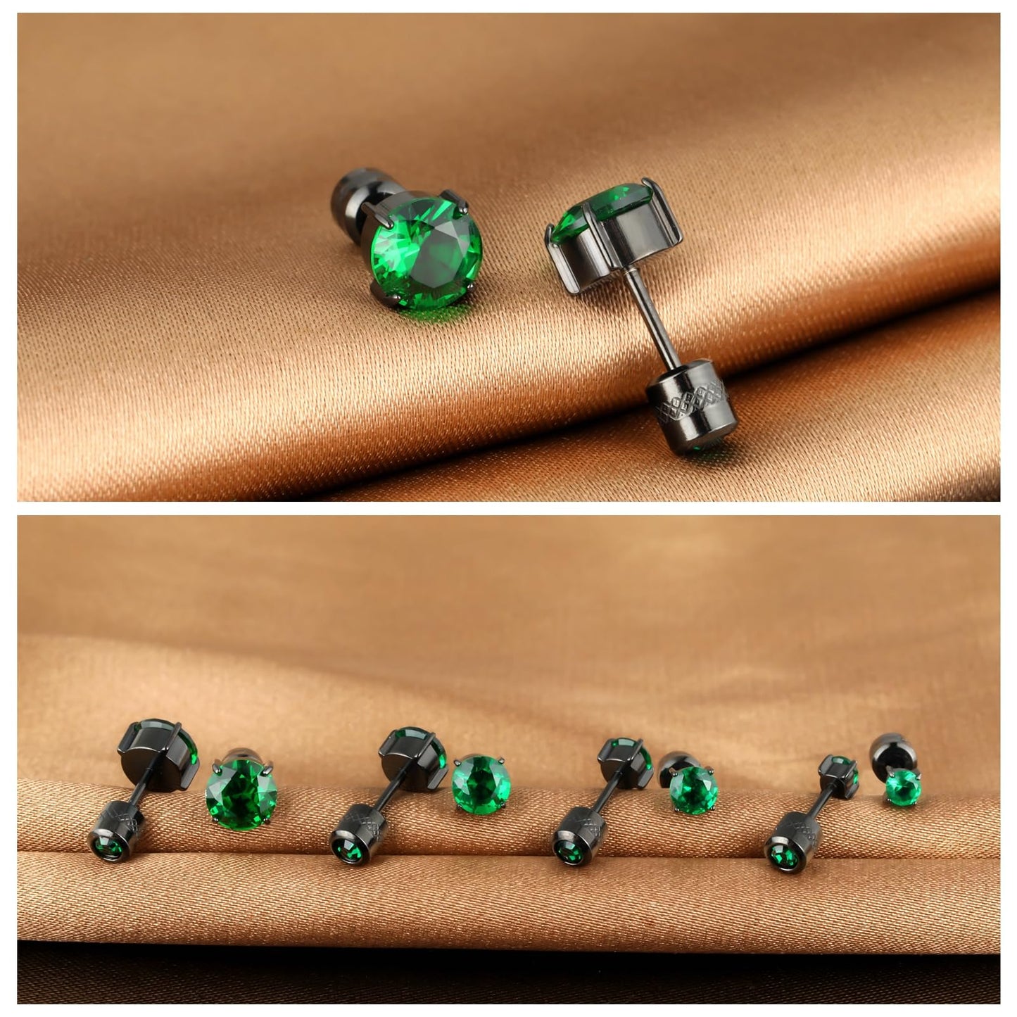 ZQGOFPT 7 Pairs 𝐓𝐢𝐭𝐚𝐧𝐢𝐮𝐦 𝐒𝐜𝐫𝐞𝐰 𝐁𝐚𝐜𝐤 Earrings for Women Men, 𝐒𝐮𝐫𝐠𝐢𝐜𝐚𝐥 Stainless 𝐒𝐭𝐞𝐞𝐥 Hoop Huggie 𝐄𝐚𝐫𝐫𝐢𝐧𝐠𝐬 Rainbow 5A 𝐂𝐮𝐛𝐢𝐜 𝐙𝐢𝐫𝐜𝐨𝐧𝐢𝐚 Stud Earrings Set Multiple Cartilage 𝐏𝐢𝐞𝐫𝐜𝐢𝐧𝐠 Sleeper Jewelry for