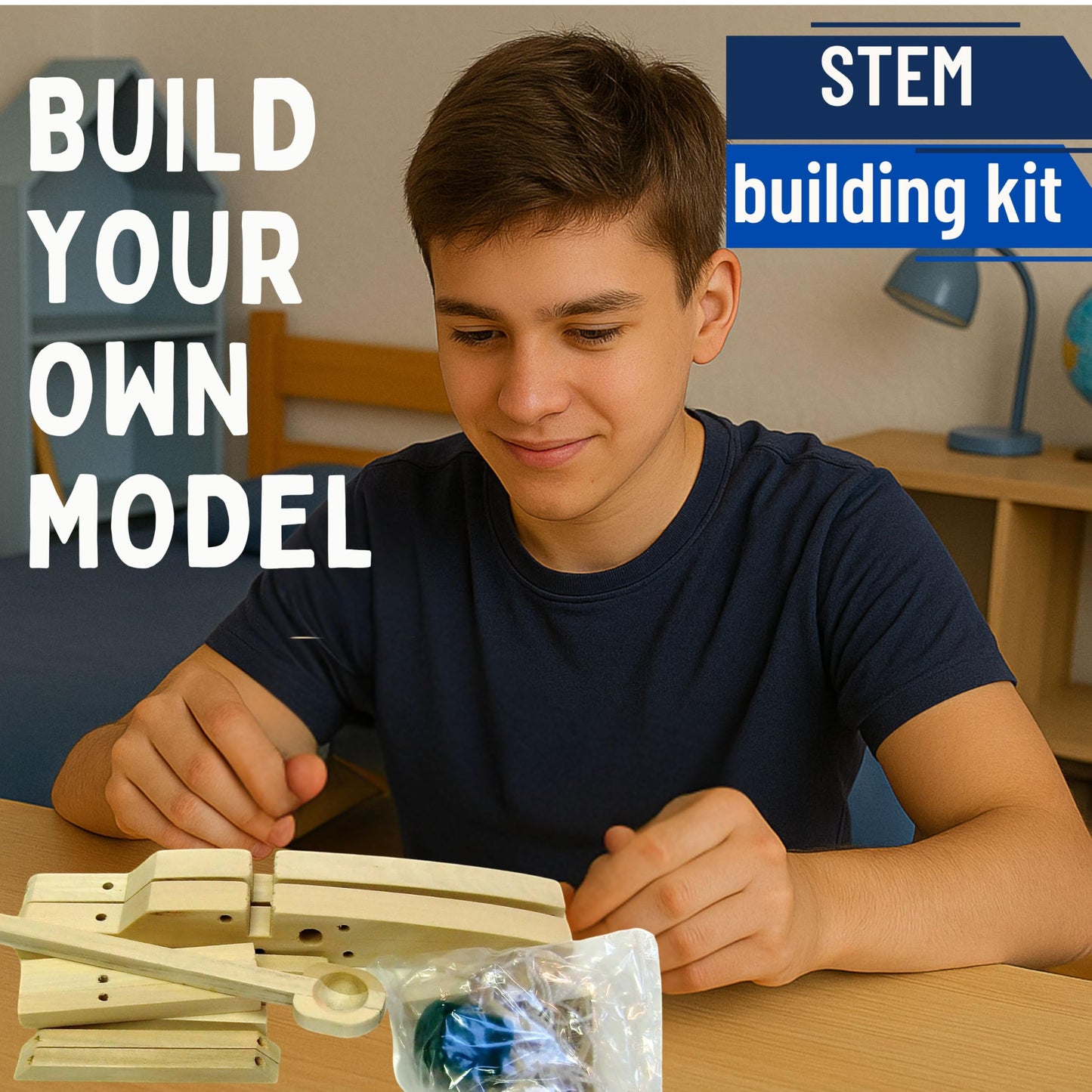 PATHFINDERS Medieval Catapult STEM Building Kit | Wooden Catapult Model | Mechanical Engineering, Physics & Historical Siege Project