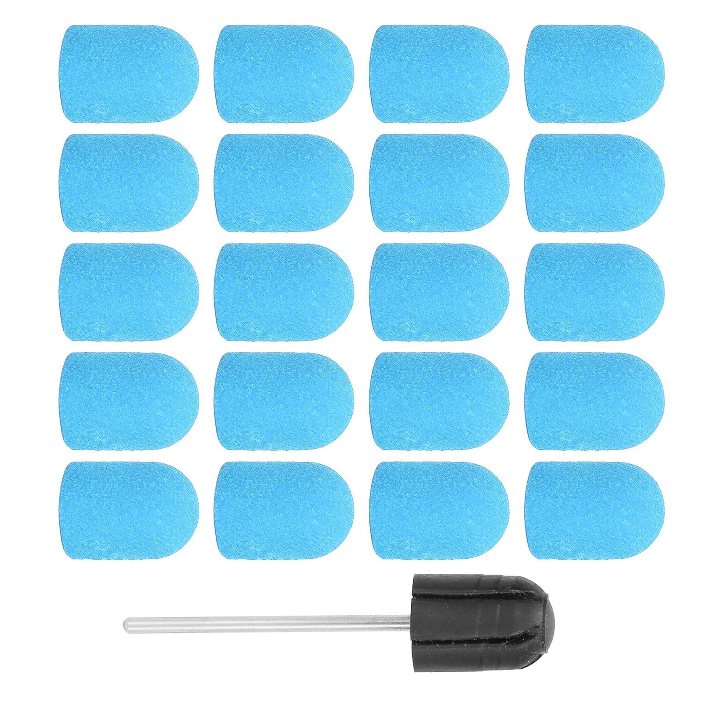 Nail Drill Bits Kit, Nail Art Sanding Nail Drill Bits Polishing Grinding Sanding Bands Set Nail Drill Head Accessory for Manicure Pedicure Nail Polishing Burr Home Salon Use 13 x