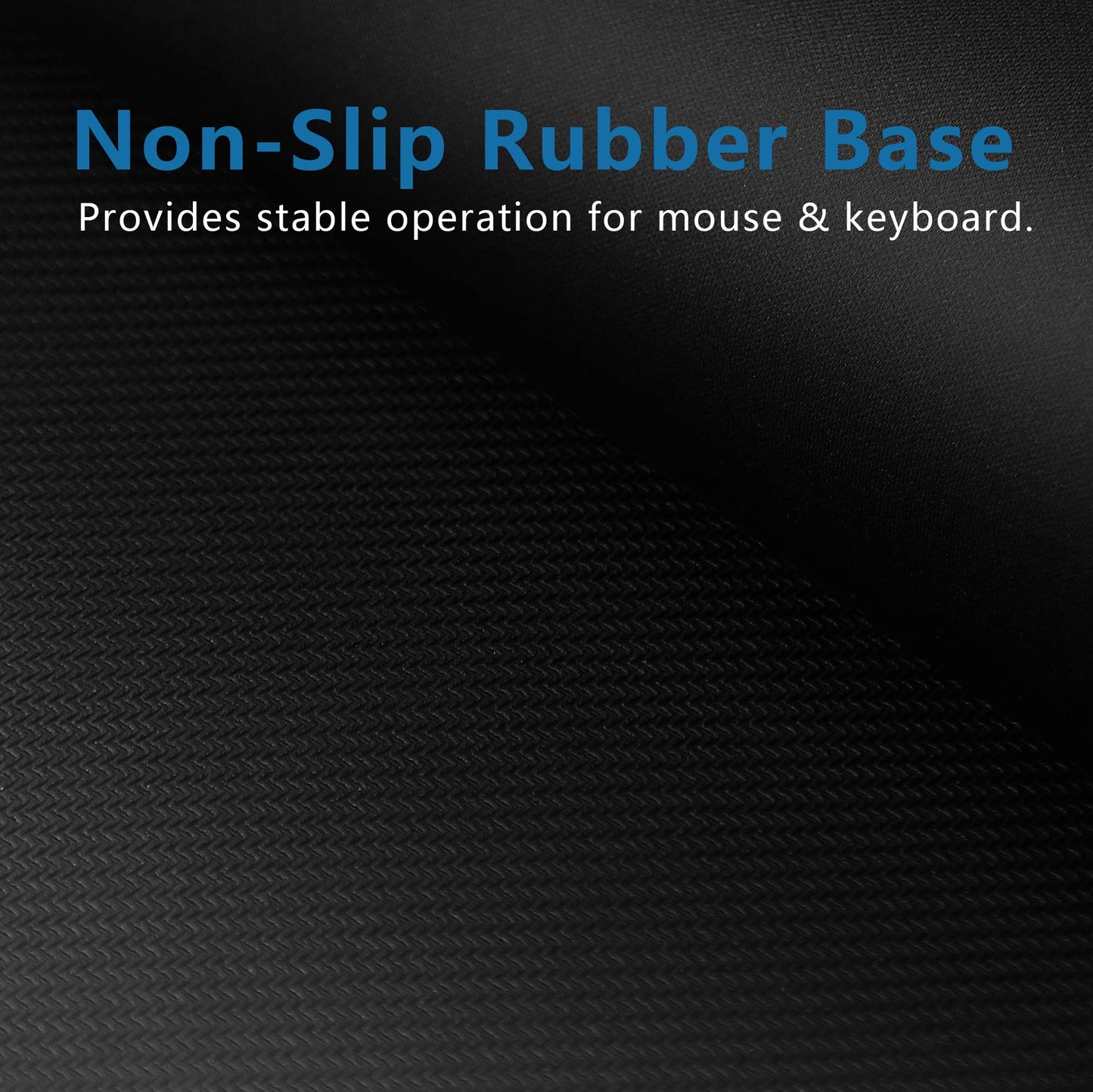 Large Mouse Pad- 31x12 in. XL Mousepad Keyboard Pad with Stitched Edges, Uitra-Smooth Mouse Mat & Non-Slip Rubber Base, Gaming Mouse Pad for Gamer, Office & Home, Black