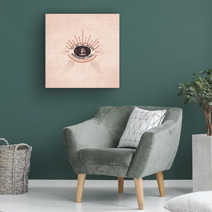 Trademark Fine Art Canvas Wall Art - Emel Tunaboylu 'Kendini Deneyimle' Wall Art for Living Room, Bedroom, or Office Décor