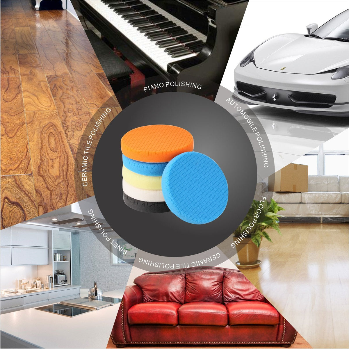 Buffing Polishing Pads (5 Count)