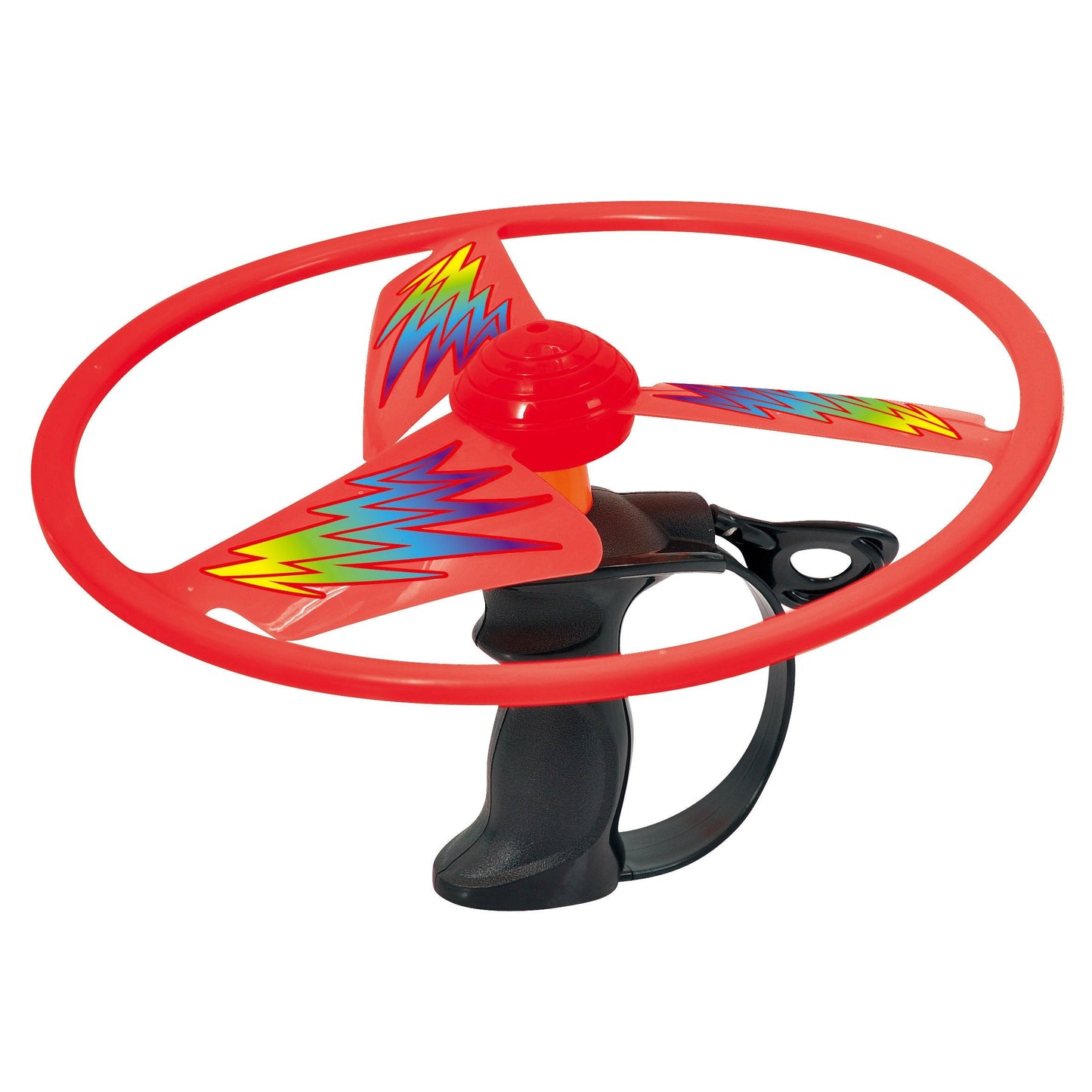 Discovery Toys Sky Spin Flying Aerial Disc Launcher | 2 Large Wings Kid-Powered Learning | STEM Toy Early Childhood Development 6 Years and Up | Summer Toy