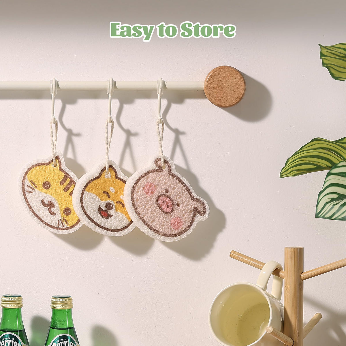 Cartoon Kitchen Sponge (18 Count)