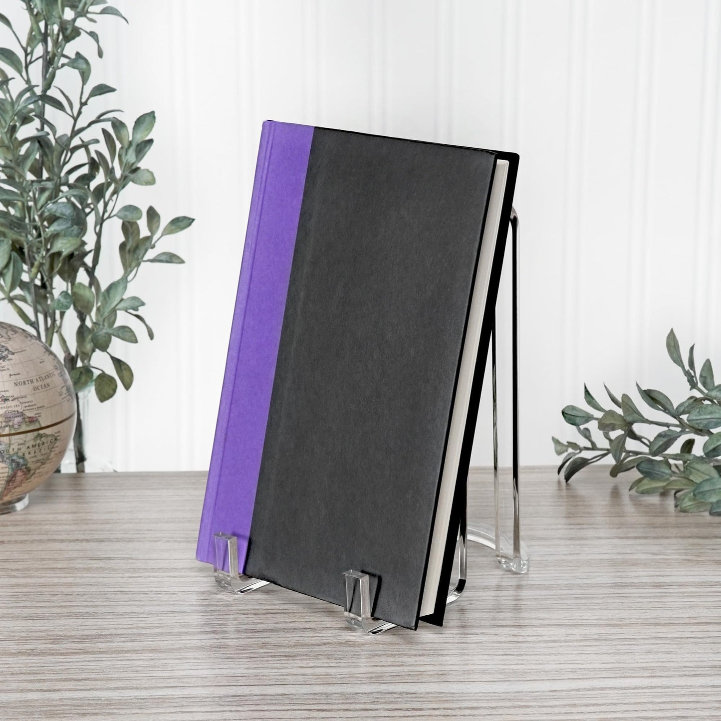 Plymor Clear Acrylic Ribbon-Style Display Easel, 7.5" H x 4" W x 6" D