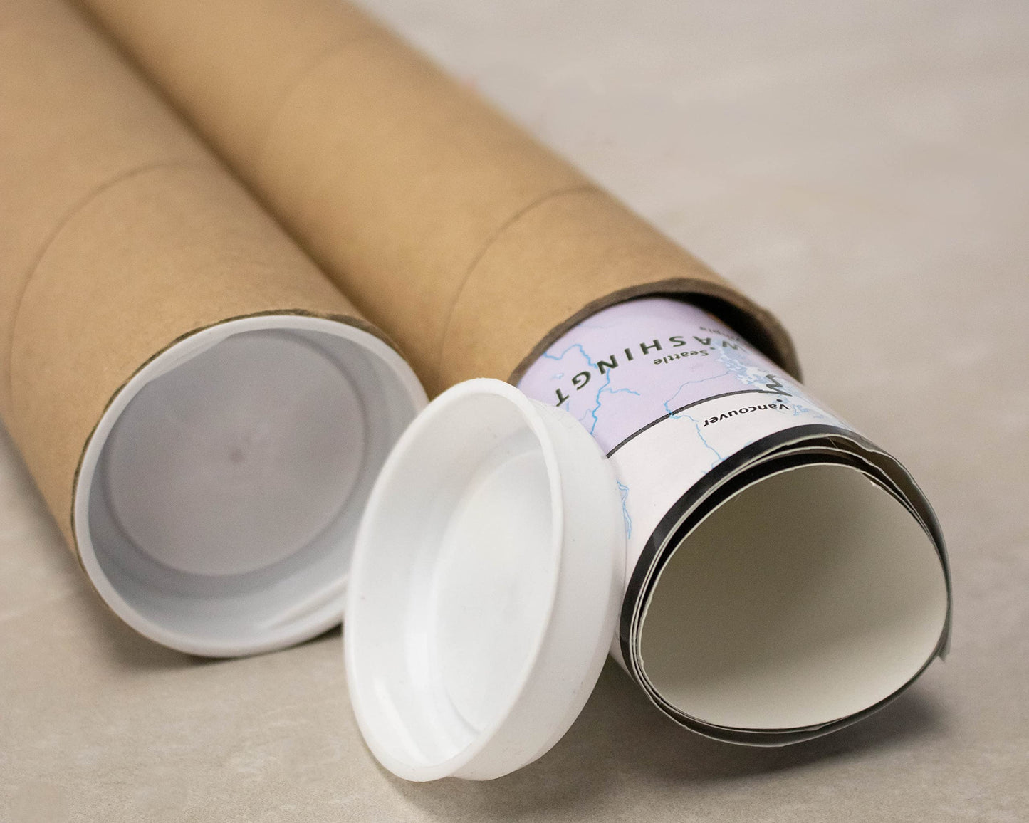 MagicWater Supply Mailing Tube - 2 in x 36 in - Kraft - 6 Pack - for Shipping and Storage of Posters, Arts, Crafts, and Documents
