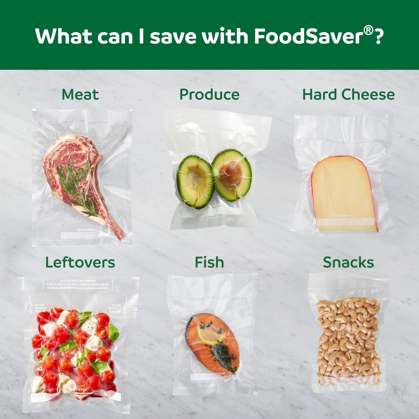 FoodSaver Vacuum Sealer Machine, Automatic Bag Detection, Sous Vide Friendly, with sealer bags, roll, handheld vacuum sealer, black