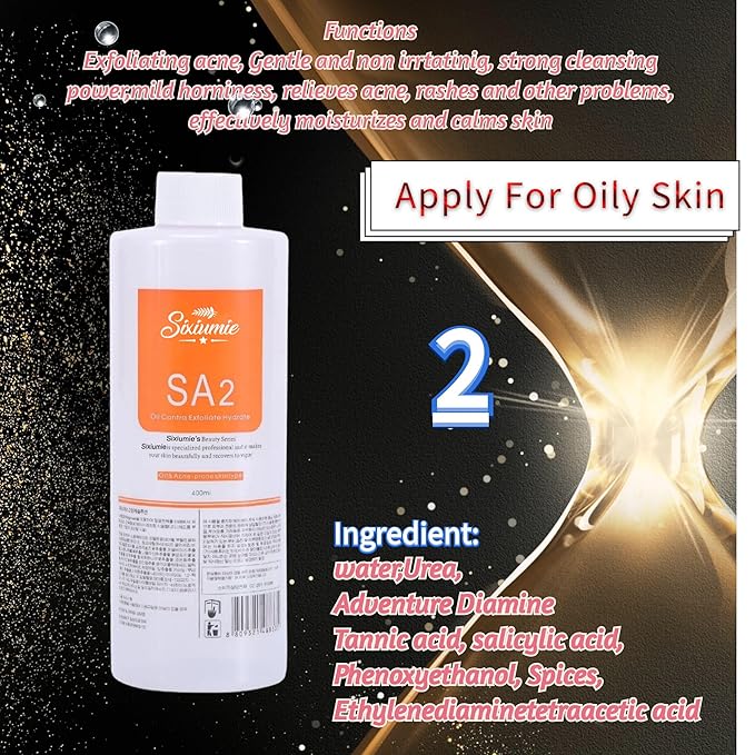 AS1 SA2 AO3 Aqua Peeling Solution Top Salon Skin Scrub Hydra Special Small Bubble (40fl oz)