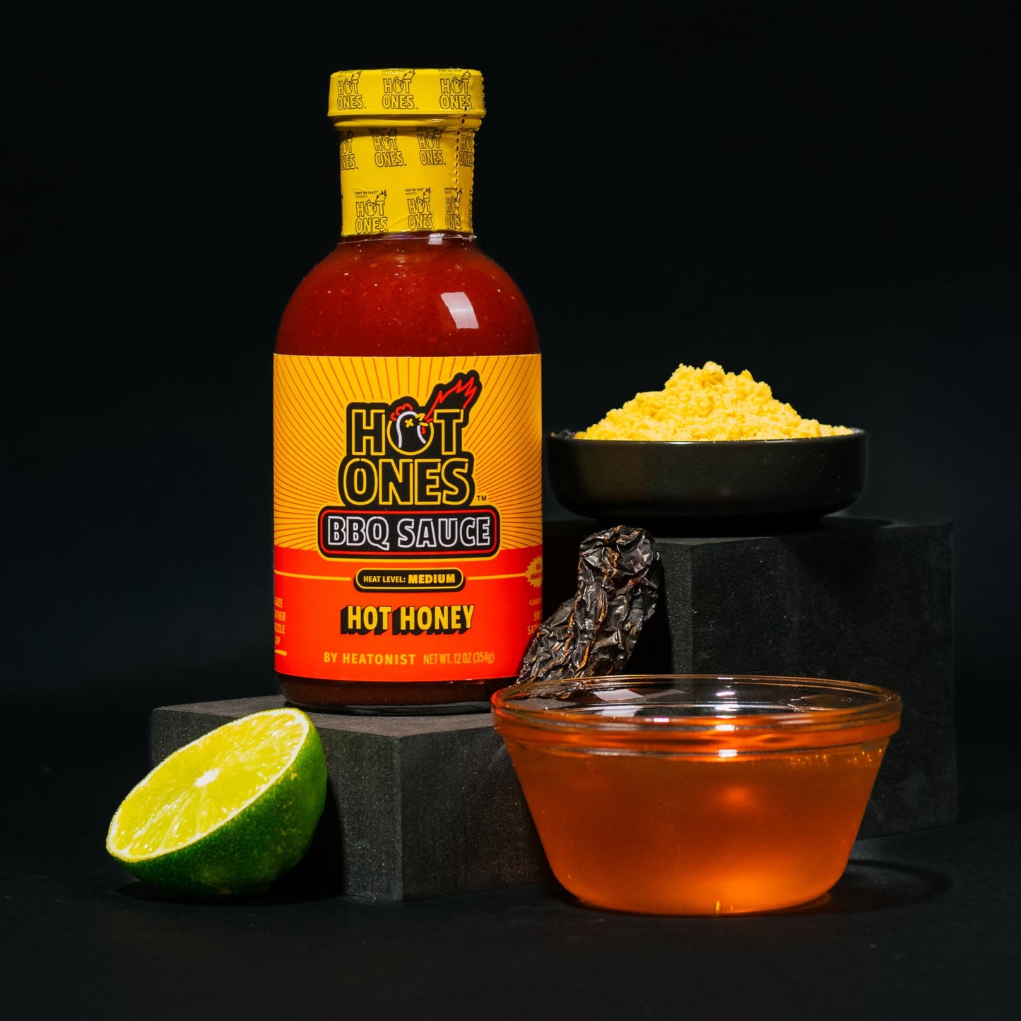 Hot Ones BBQ Sauce Trio - Variety Pack - Gift Set - Original, Hot Honey, Smoked Serrano