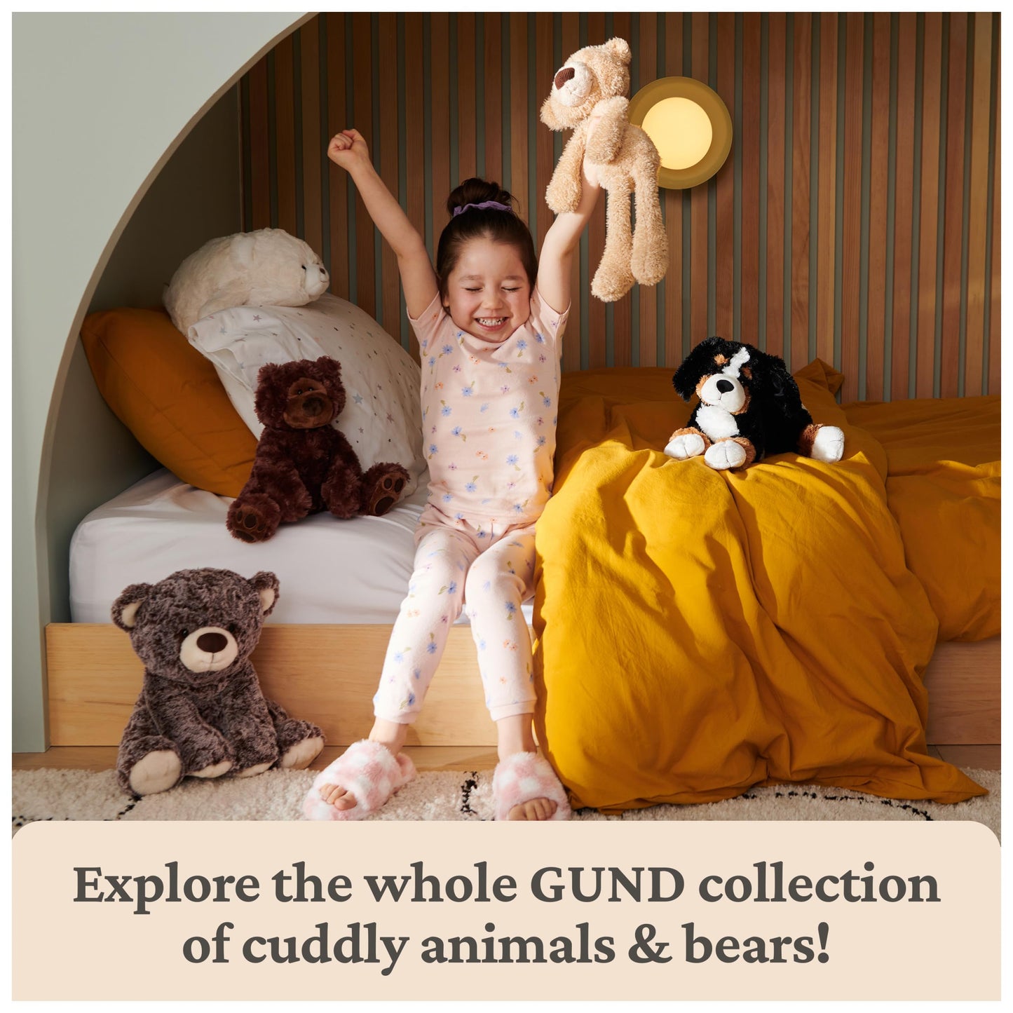 GUND Cozys Collection Puppy Plush, Puppy Dog Stuffed Animal for Ages 0 and Up, Tan/Cream, 10"