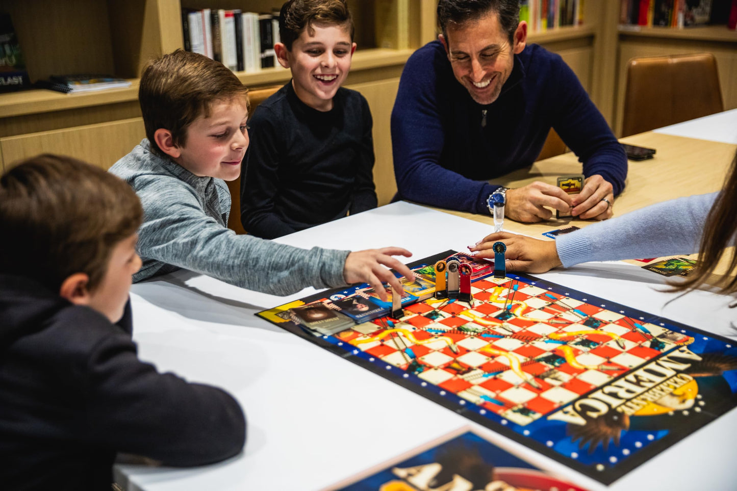 PragerU: Celebrate America - Race to The White House Board Game, USA Trivia Game, America’s 250th Anniversary Edition, Families & Kids 8+, 2+ Players, Made in America