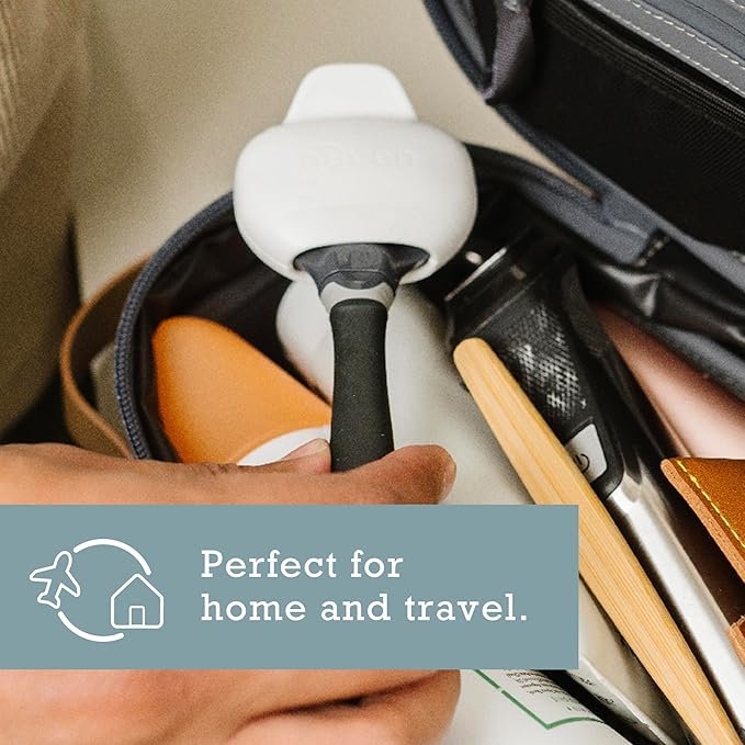 Haven Clip On Razor Protector for Men and Women - Premium Razor Covers Designed to Last - 2 pack (White and Coral)