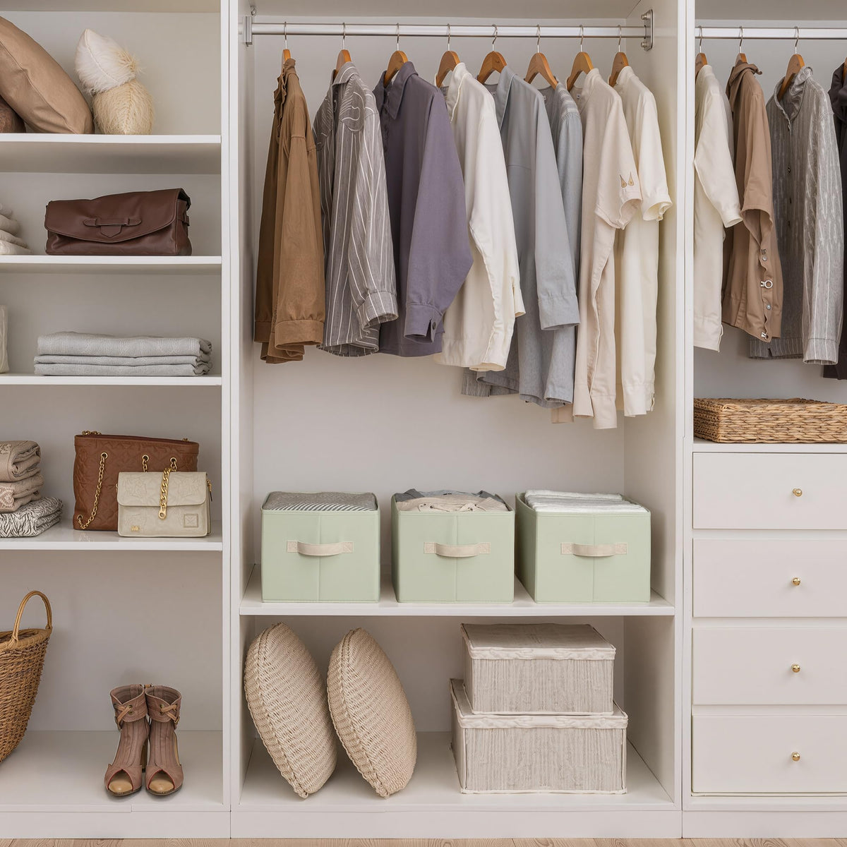 Closet Storage Bins (3 Count)