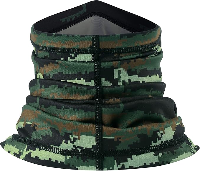 UV Protection Cooling Neck Gaiter Face Mask Scarf for Men - Windproof Neck Cover Bandana Neck Warmer Mask