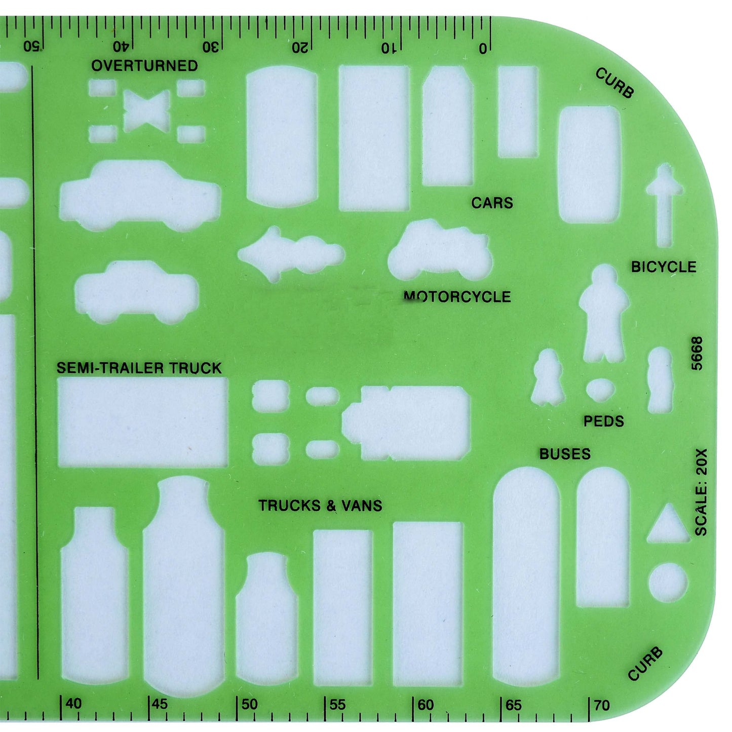 Traffic Drawing Template - for Accident Reconstruction (Single Pack)