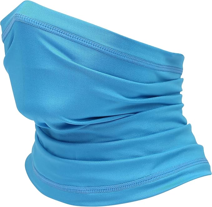 UV Protection Cooling Neck Gaiter Face Mask Scarf for Men - Windproof Neck Cover Bandana Neck Warmer Mask
