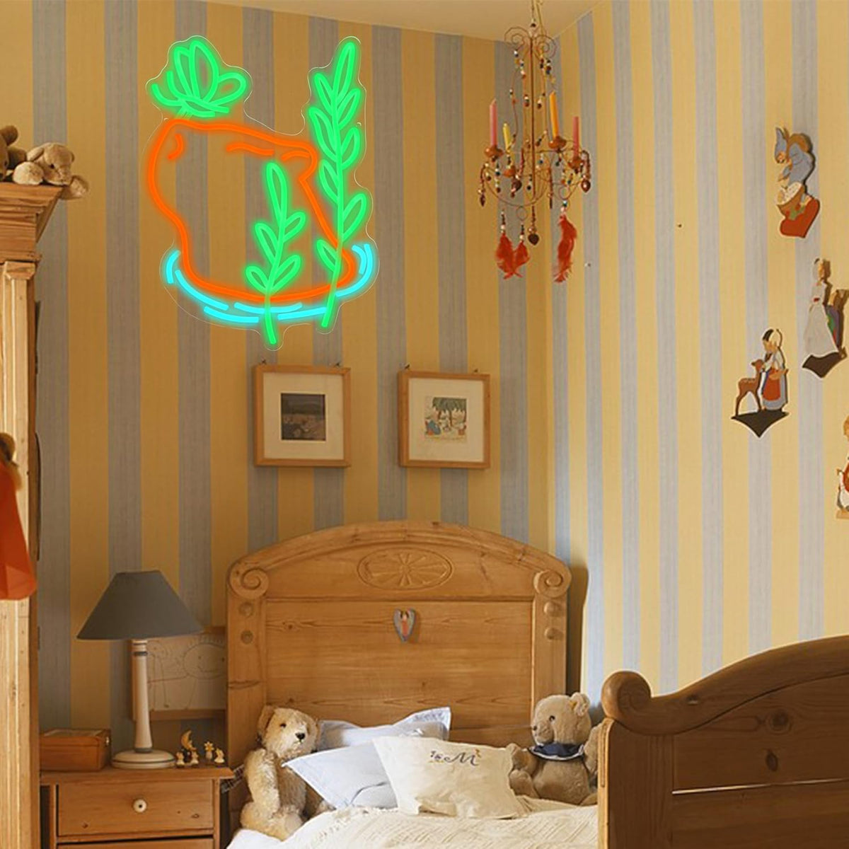 LISIGNVE Capybara Swim Neon Sign Butterfly Led Sign Dimmable Switch Cartoon Animal Neon Light Sign for Children’s Room Cute Capybara Neon Light for Bedroom Pet Shop Water Park Wall Decor