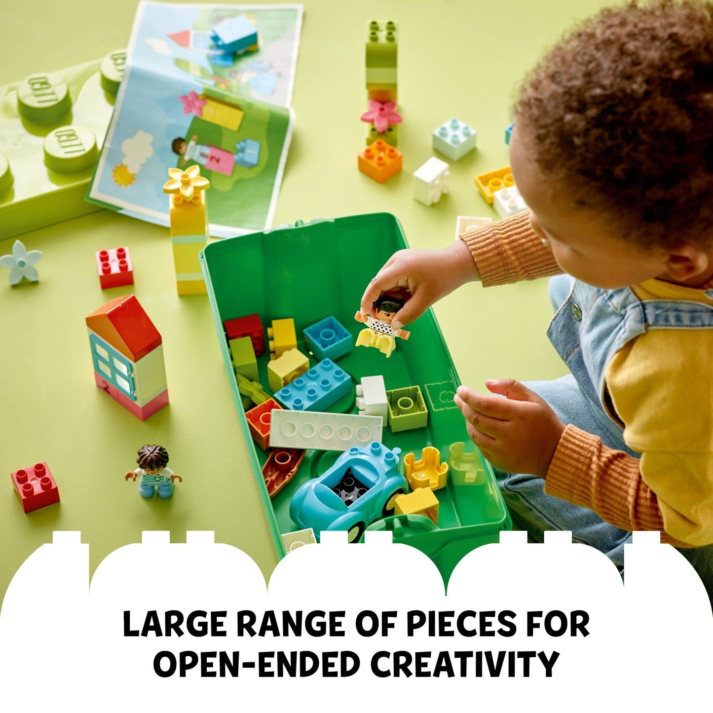 LEGO DUPLO Classic Brick Box Building Blocks - Learning & Educational Toys for Toddlers, Preschool, Ages 1.5+ Years - Develop Fine Motor Skills - Gift for Birthdays - 10913