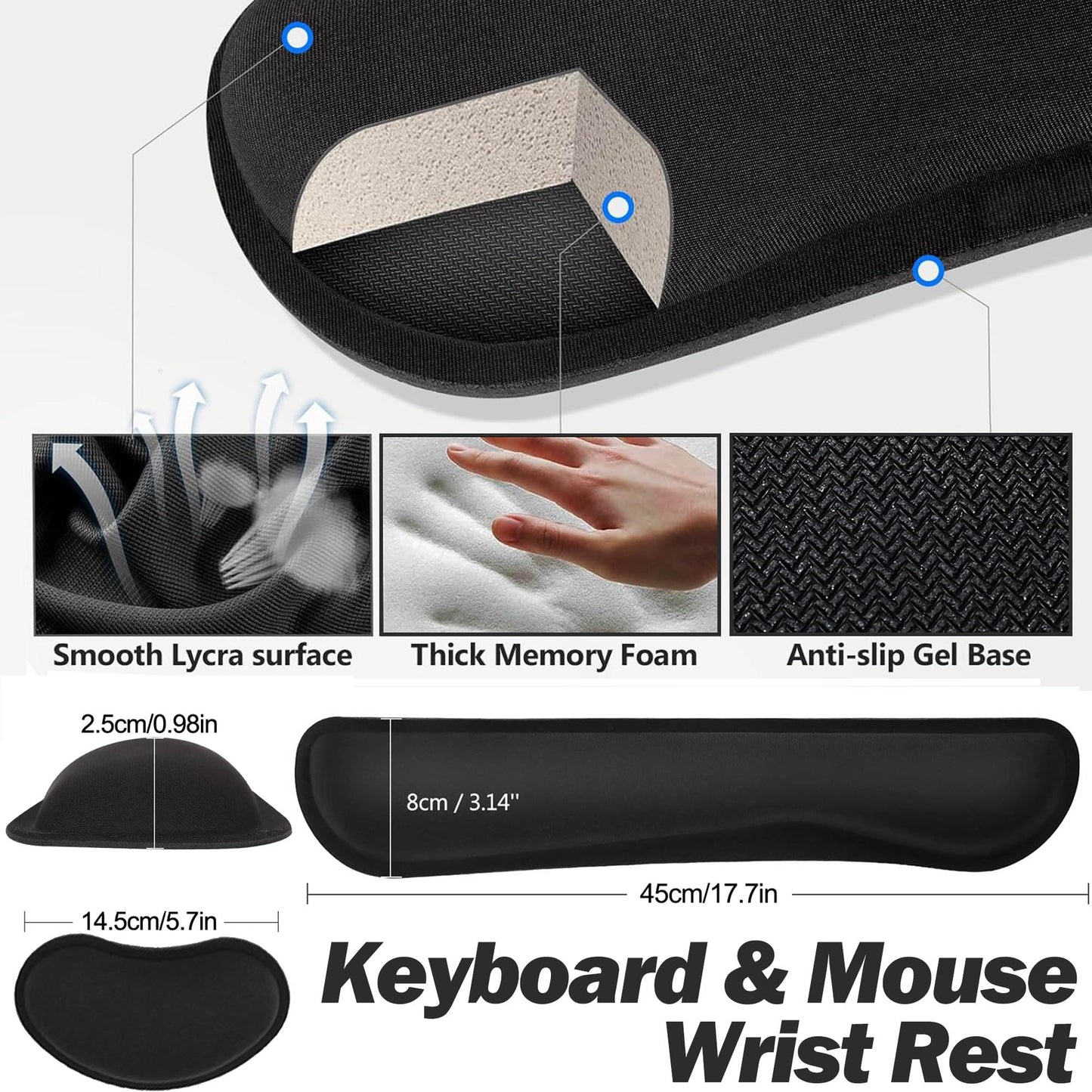 15W Fast Charging Desk Mouse Pad,View Angle Ergonomic Foldable Magnetic Phone Charger,35.4x15.7in PU Leather Large Wireless Charging Desk Mat with Keyboard & Mouse Wrist Rest for Gaming,Office,Mac