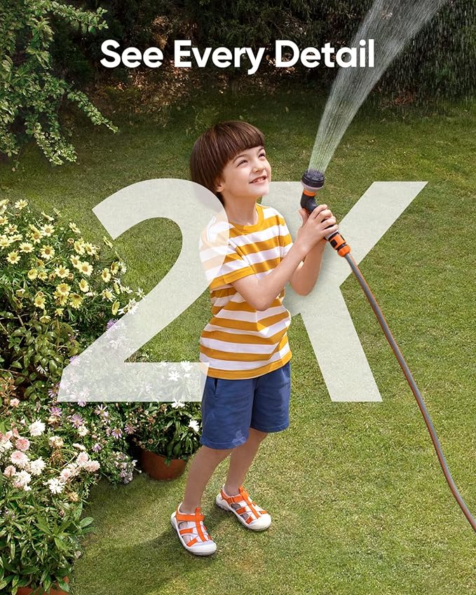 eufy Security SoloCam S220, Solar Security Camera, Wireless Security Camera Outdoor, 2K Resolution, Continuous Power, No Monthly Fee, HomeBase 3 Compatible, 2.4 GHz Wi-Fi, for Outdoor Surveillance